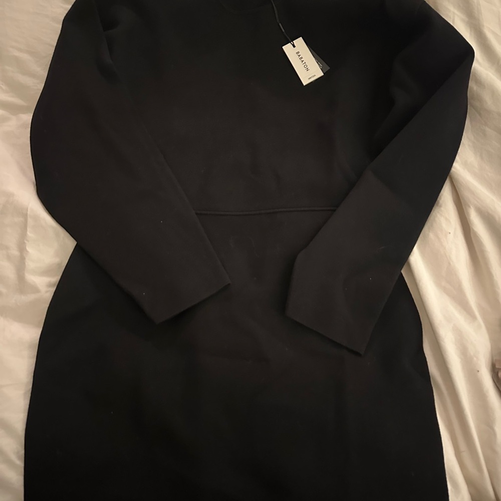 NWT Aritzia Babaton Delancey Dress in Black - Picture 8 of 10